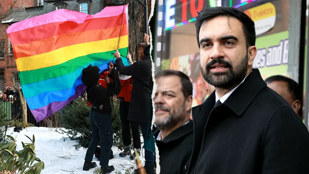 DOI addresses the conflict over the NYC Stonewall pride flag, criticizing Mamdani.