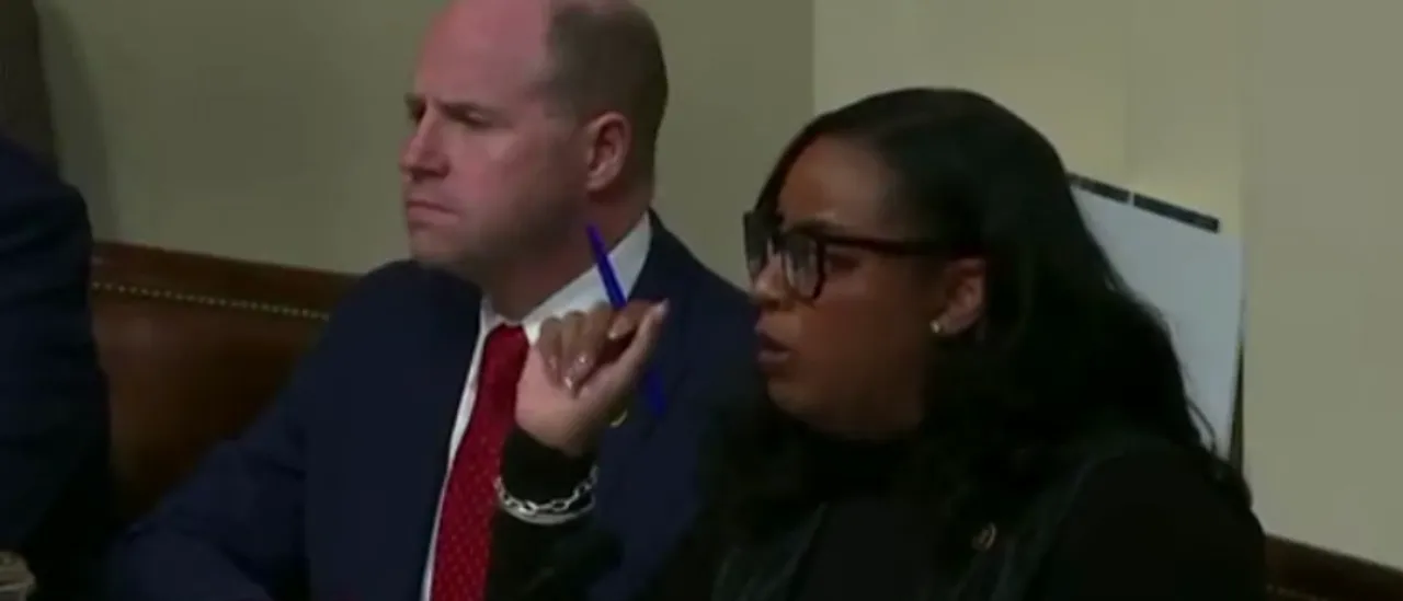Democrat Representative LaMonica McIver Questions ICE Director Todd Lyons About His Fate in the Afterlife