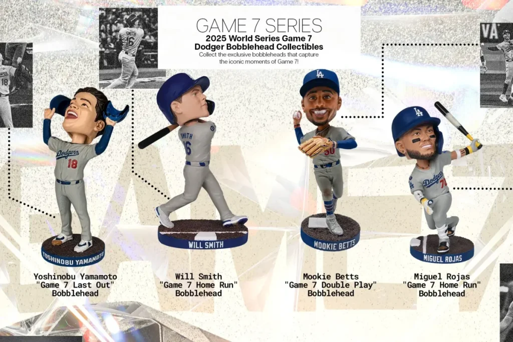 Dodgers reveal bobblehead giveaway plan for the 2026 season