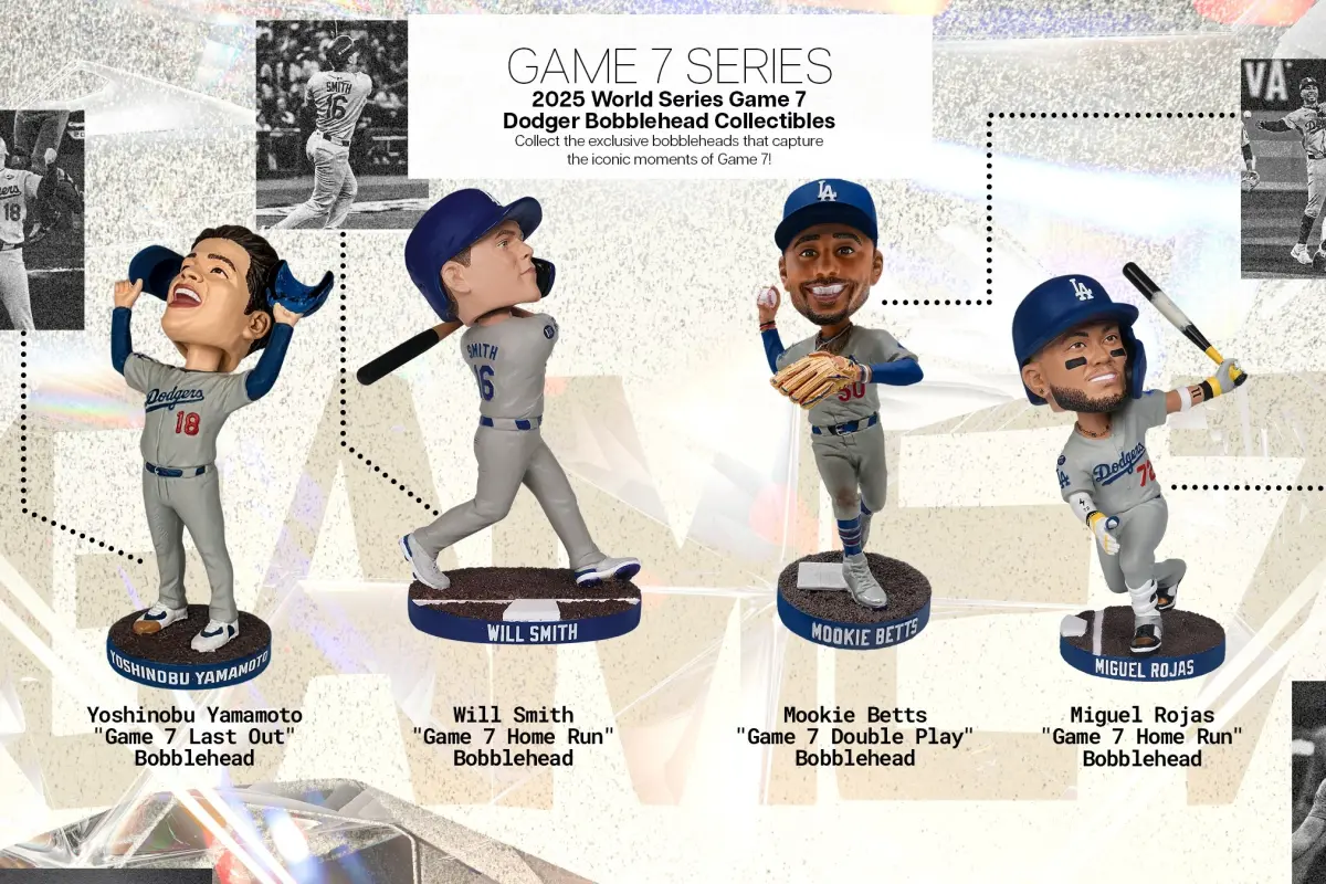 Dodgers reveal bobblehead giveaway plan for the 2026 season