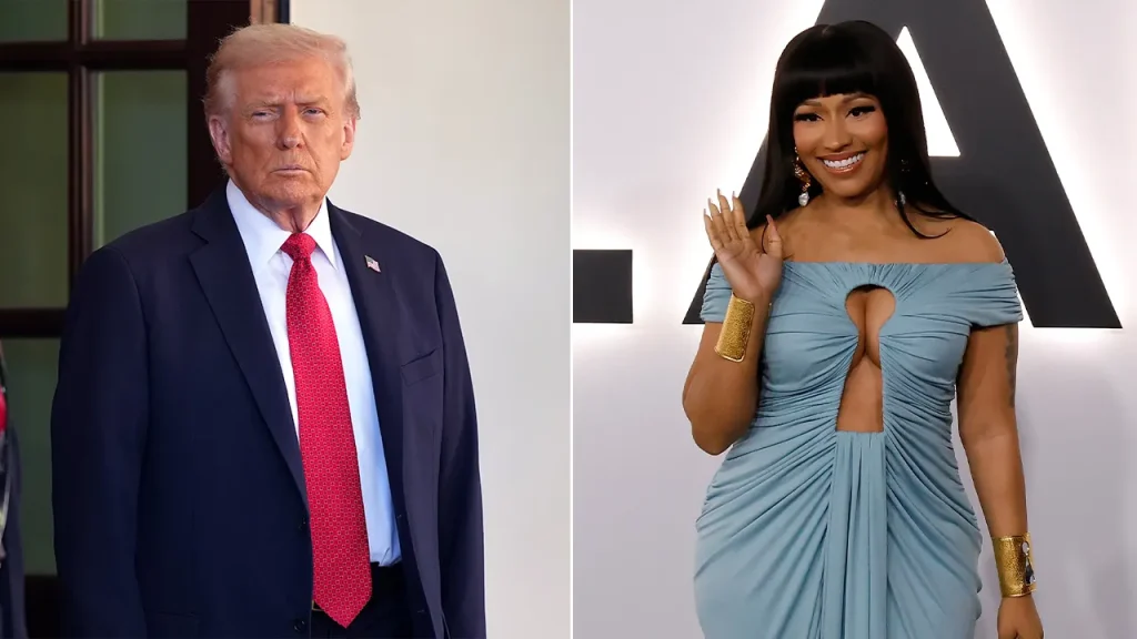Donald Trump praises Nicki Minaj as 'fantastic' at 'Melania' premiere