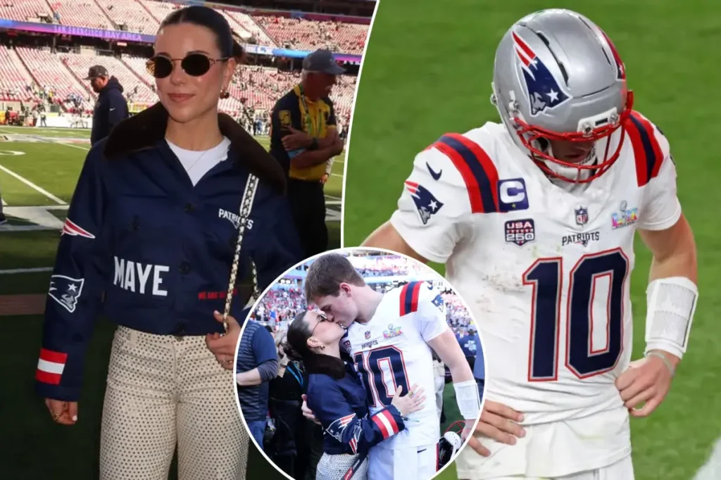 Drake Maye's wife speaks out about the Patriots' Super Bowl 2026 disappointment