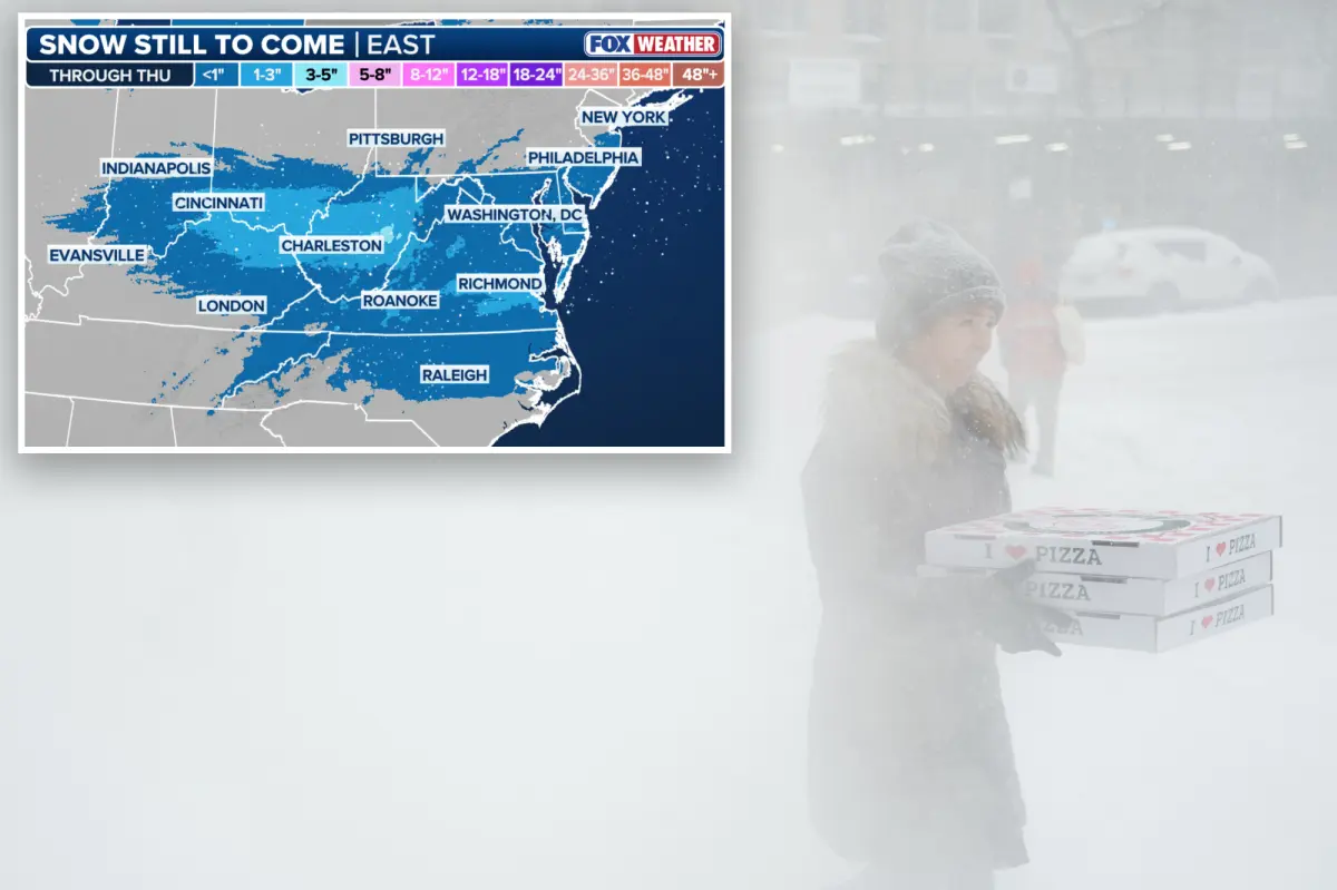 Eastern US prepares for another snowstorm that may lead to hazardous travel and delays
