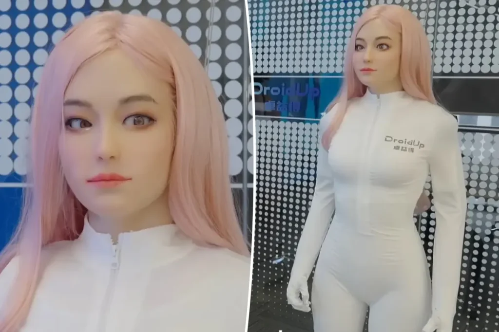 Eerie 'warm-skinned' robot designed to mimic human sensations