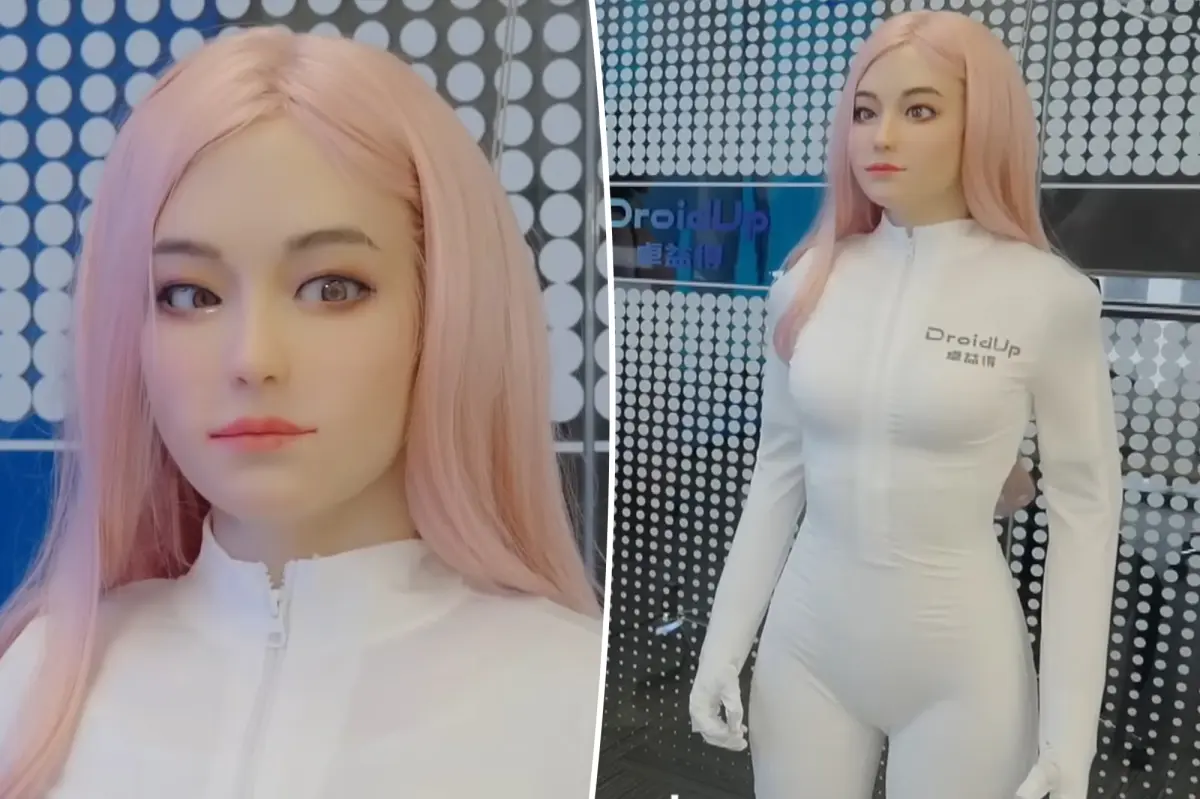 Eerie 'warm-skinned' robot designed to mimic human sensations