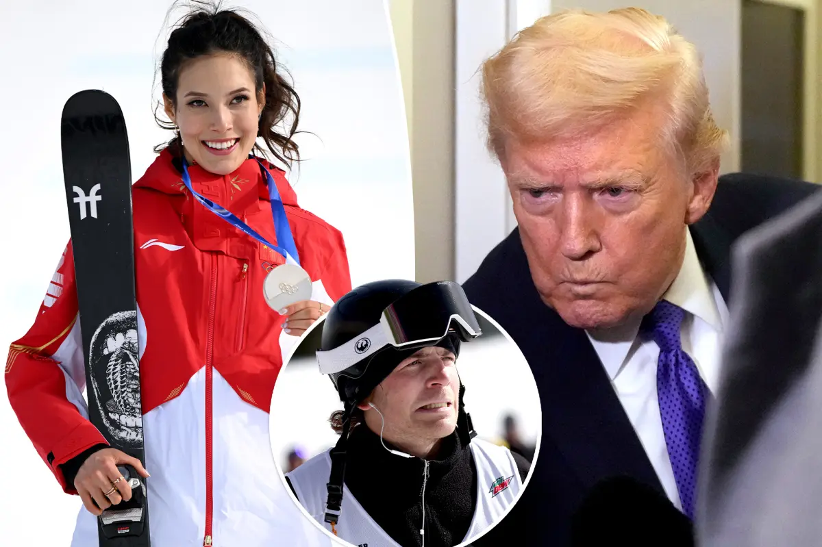 Eileen Gu, Chinese Olympic athlete, criticizes Trump for his remarks about skier Hunter Hess.