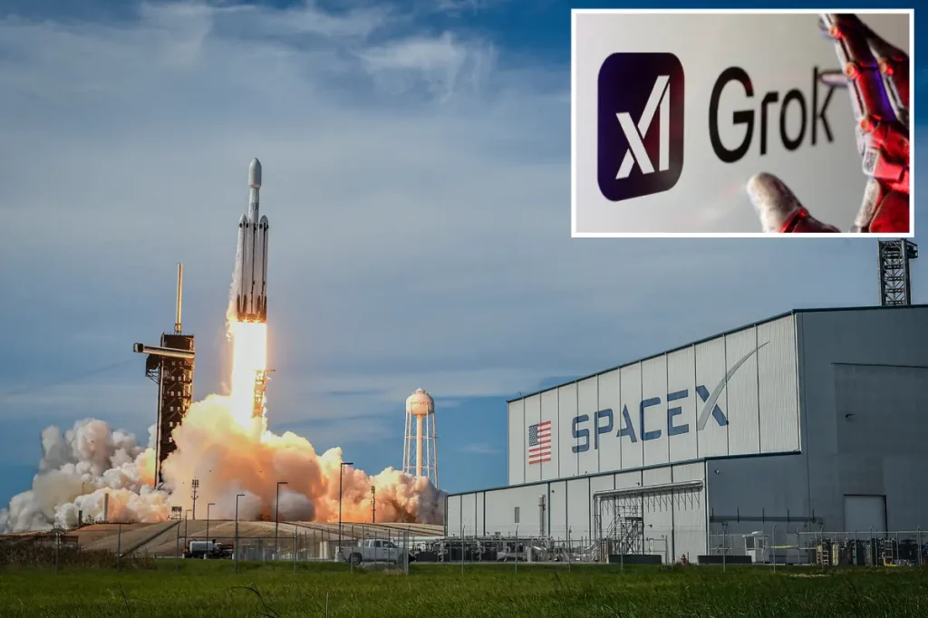 Elon Musk considers combining SpaceX with the AI company xAI, according to a report.