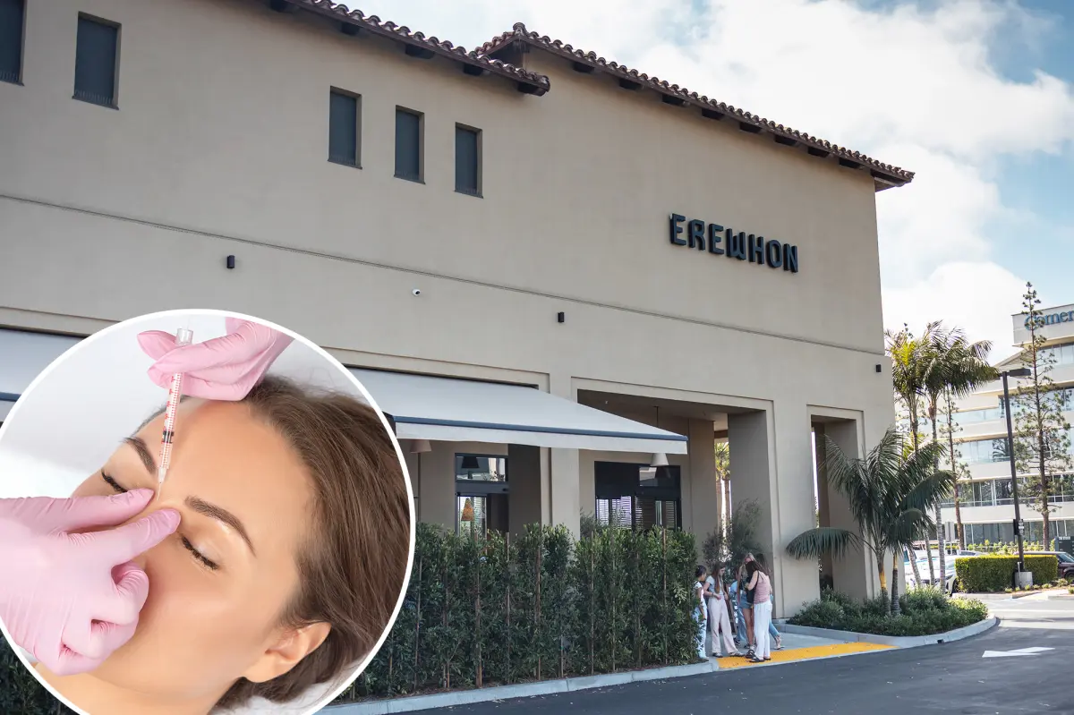 Erewhon is now providing Botox and brow lifts for its members.