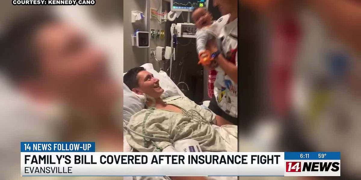 Evansville family finds relief from costly medical expenses after insurance company made an error.
