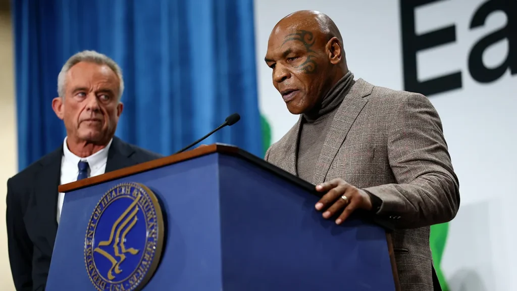 Famous boxer Mike Tyson teams up with the Trump administration to combat obesity