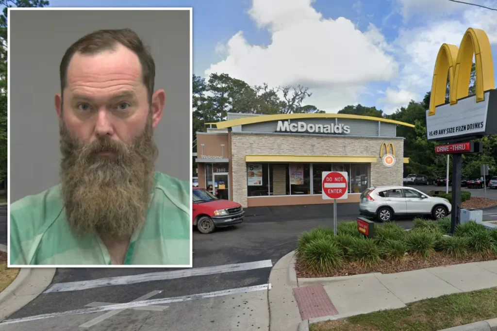 Florida man charged with exposing himself and throwing soda at a group of teenagers in a McDonald's
