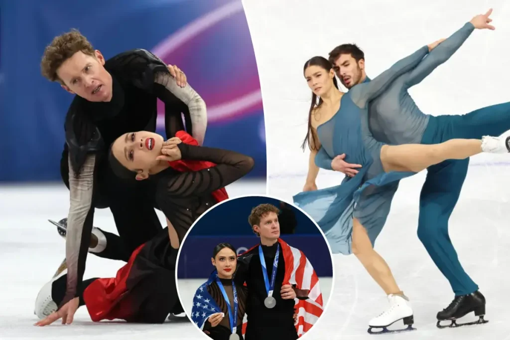 French team defeats Madison Chock and Evan Bates from the USA at the 2026 Olympics.