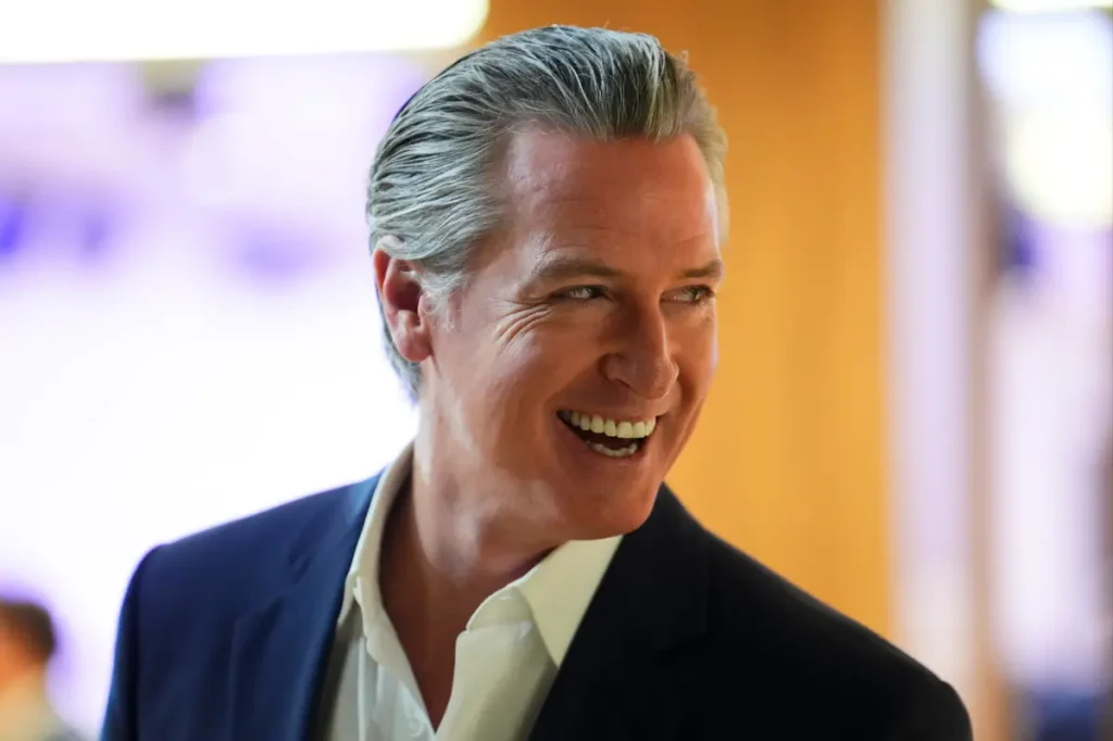 Gavin Newsom described as 'embarrassingly handsome' in Vogue feature