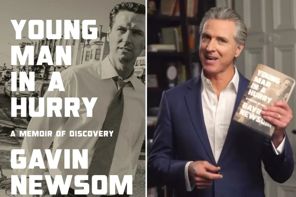 Gavin Newsom promotes free copies of a book in a questionable fundraising effort