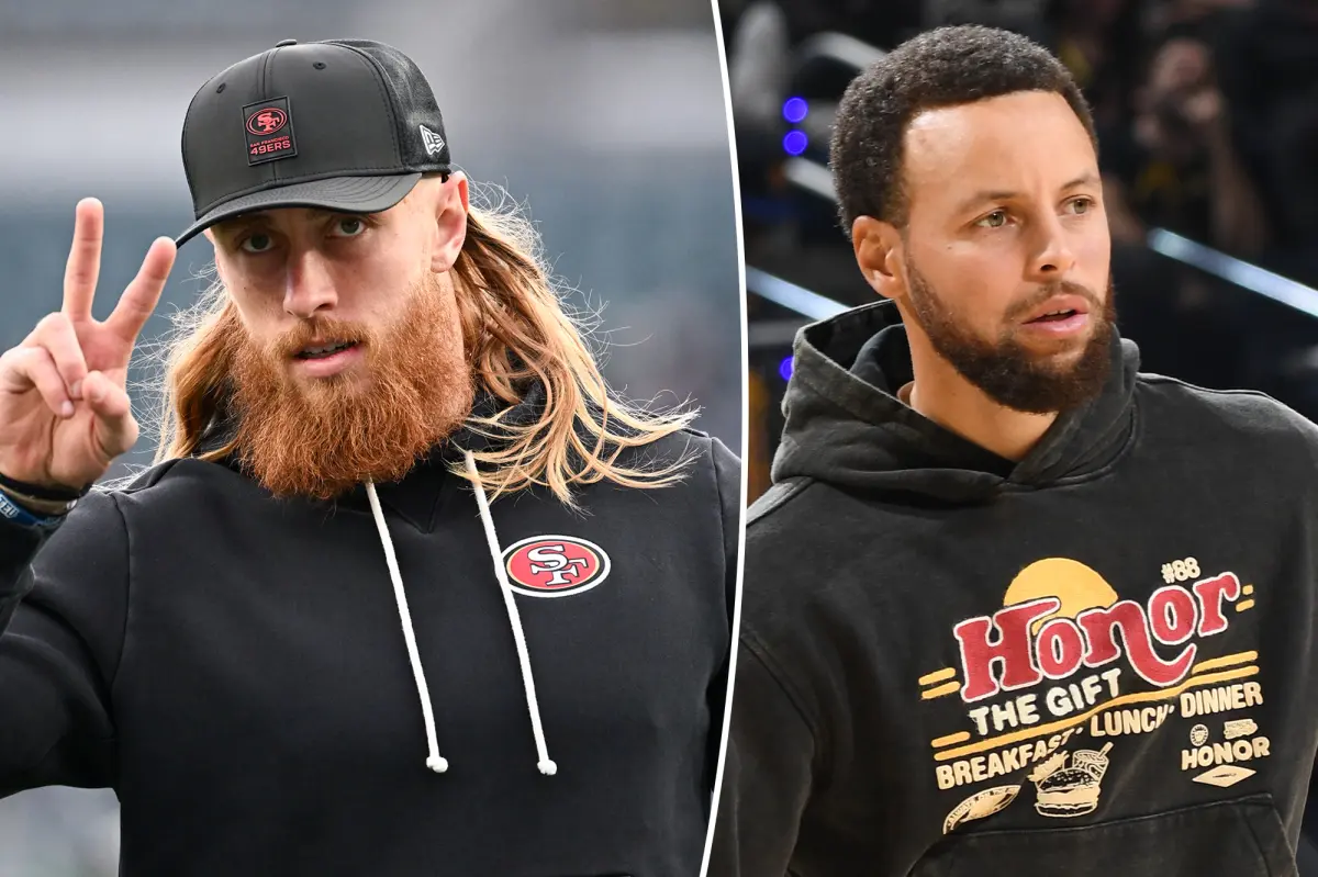 George Kittle surprised by Steph Curry's tallness