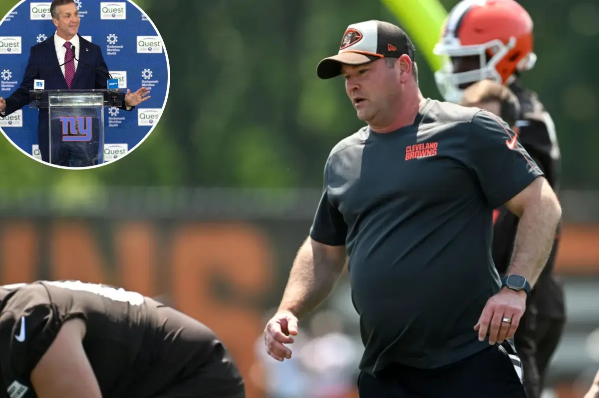 Giants hire Mike Bloomgren as their new offensive line coach as John Harbaugh’s team completes its roster.