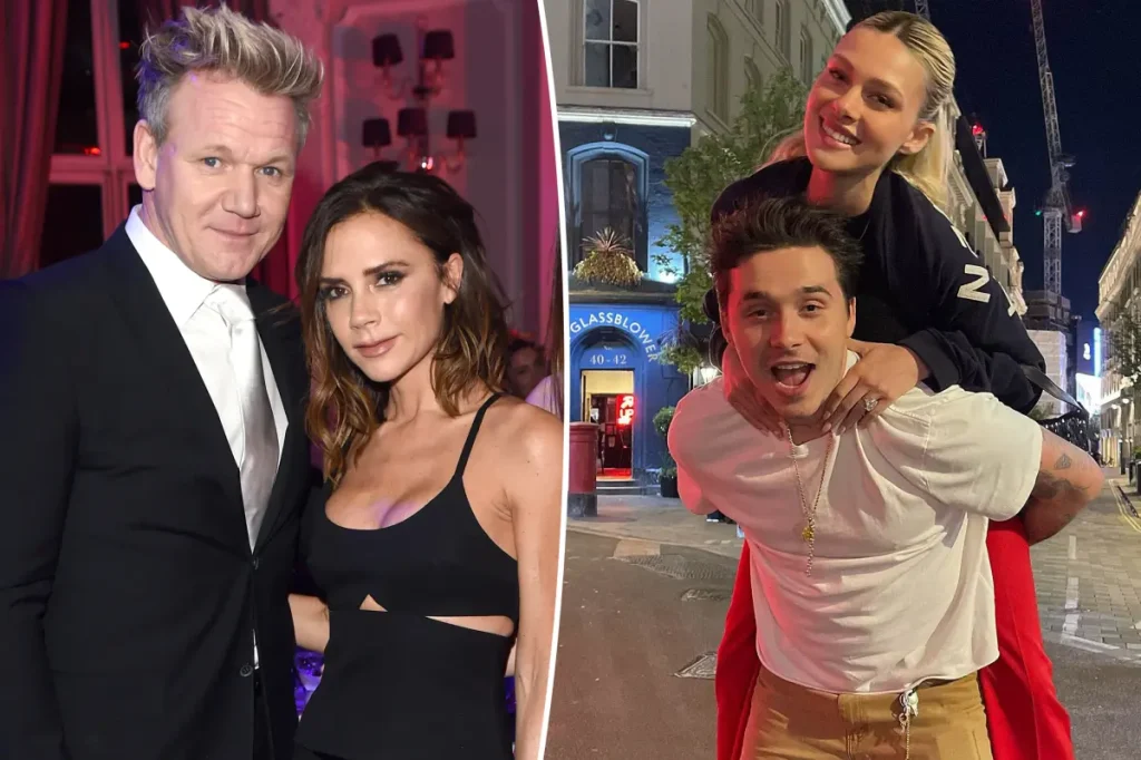 Gordon Ramsay believes Brooklyn Beckham is smitten, as he shares news about an 'upset' Victoria Beckham.
