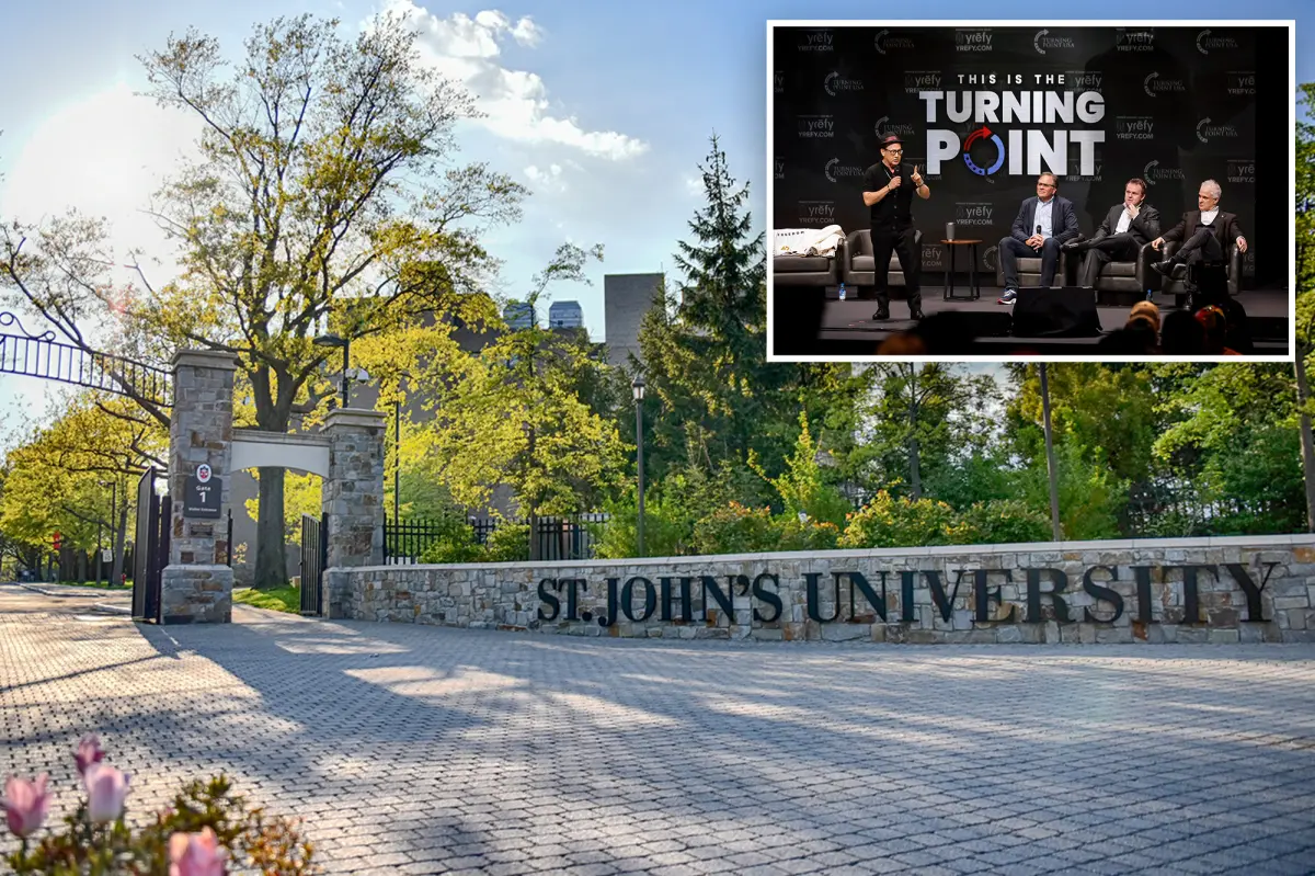 Graduates encourage St. John's to lift the ban on the Turning Point USA chapter at the campus.