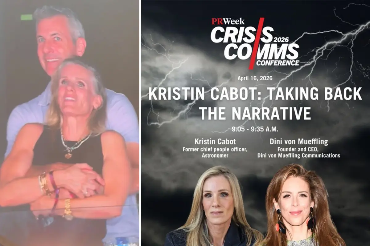 HR leader involved in flirtation with supervisor at Coldplay concert to address crisis communications conference