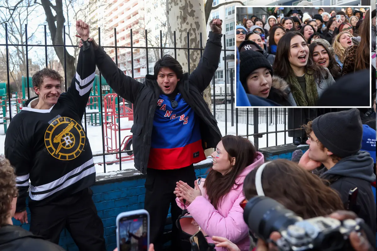 Hockey players participate in NYC lookalike contest for 'Heated Rivalry': 'Very provocative'