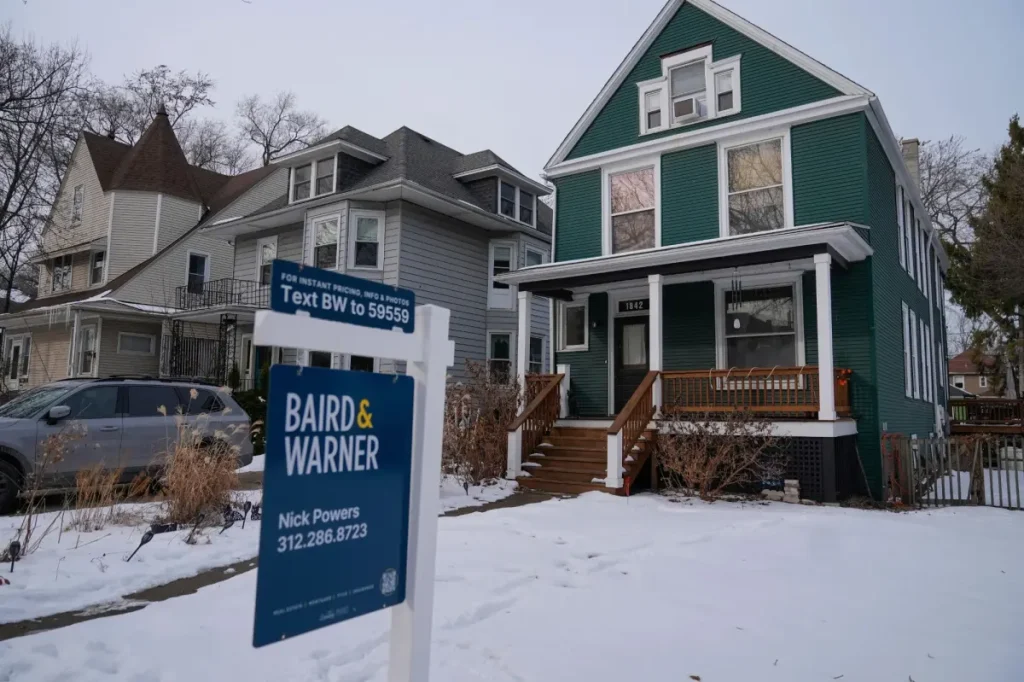 Home sales drop 8% &mdash; the largest decline in four years &mdash; as poor market attributed to weather conditions.