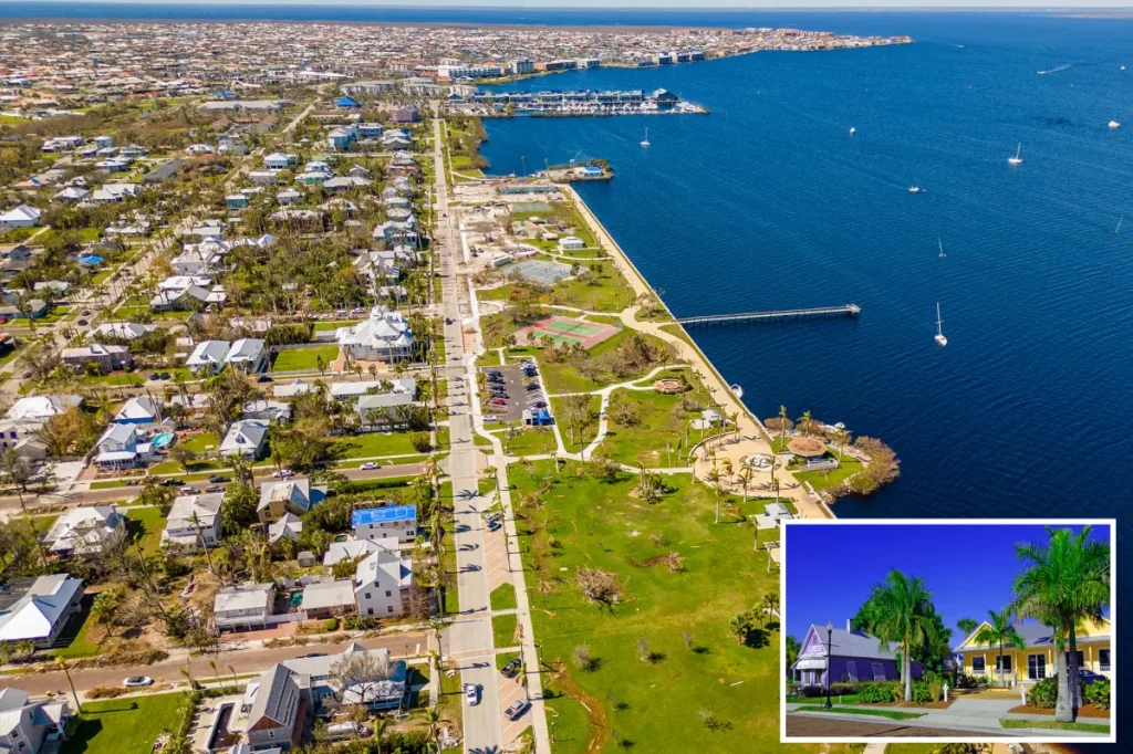 Home values in a coastal Florida community fell by 8% in just one year.