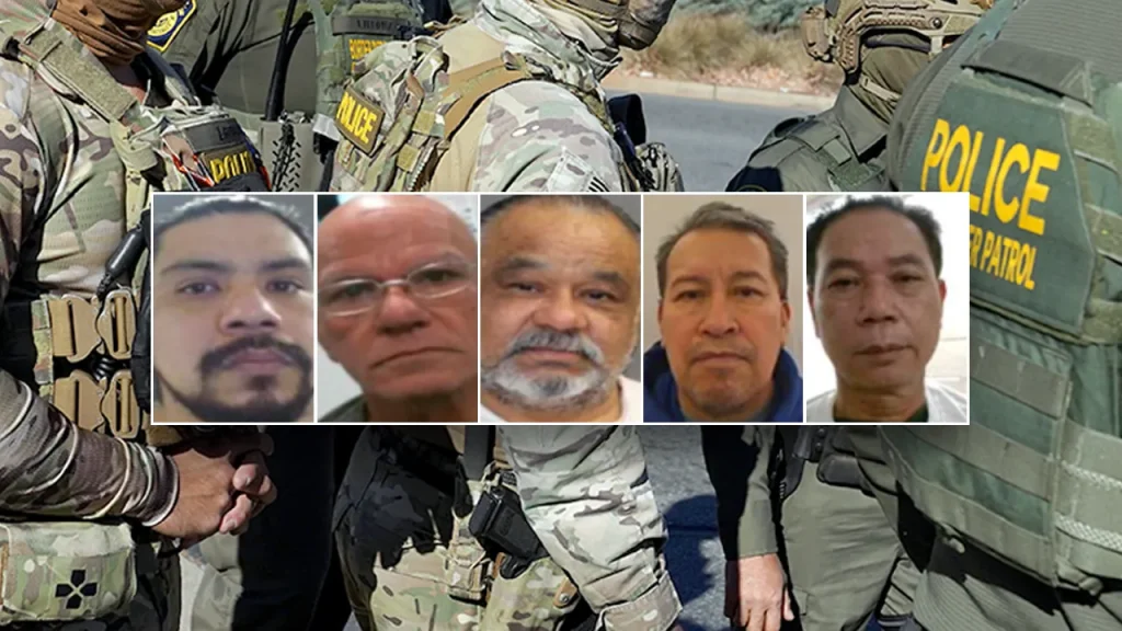 ICE detains unauthorized immigrants with convictions for murder and sexual assault.