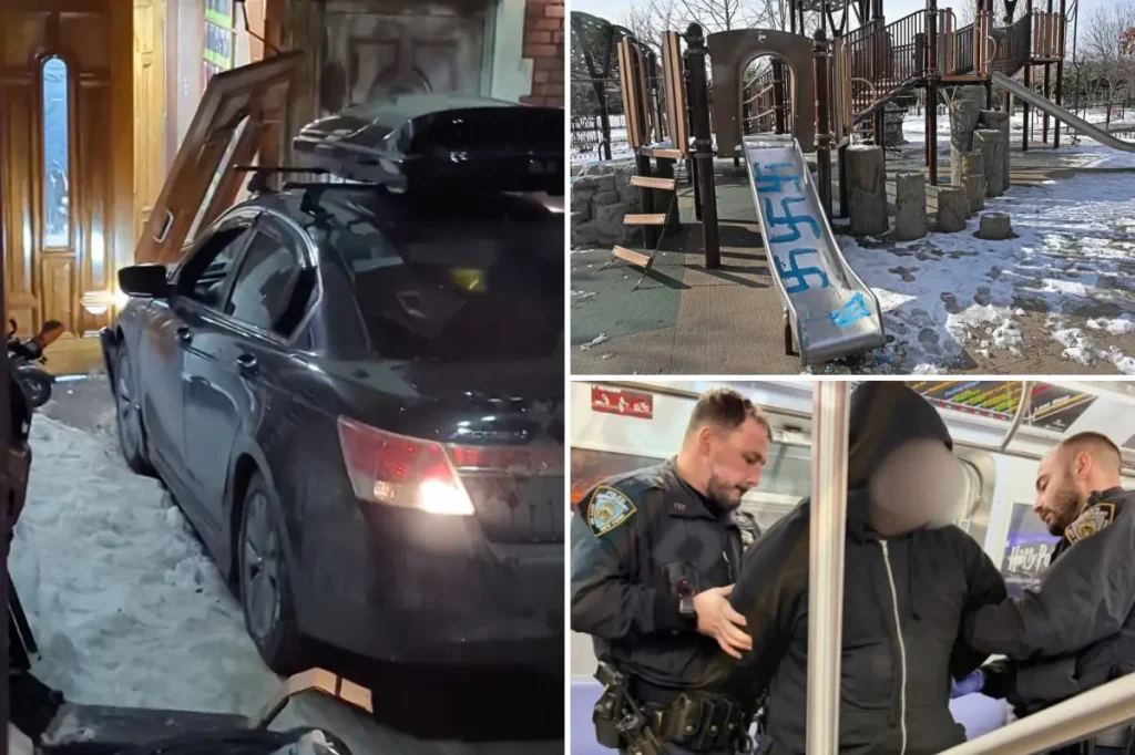 Incidents of antisemitism in NYC increase by 182% while other crimes decrease.