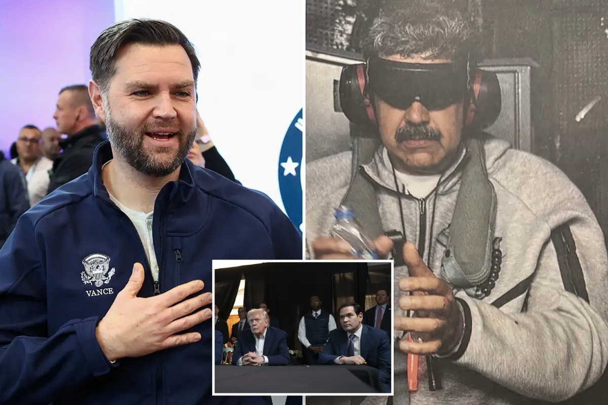 JD Vance finally shares his location during the US operation to apprehend Venezuelan leader Nicolas Maduro