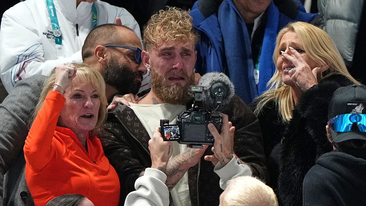 Jake Paul becomes emotional during his fiancée's record victory