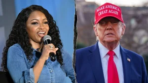 Jasmine Crockett delivers 6-word comment for Trump following Maxwell deposition