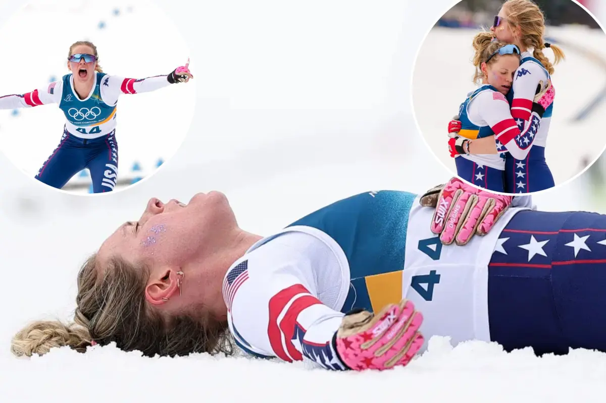 Jessie Diggins experiences her Olympic moment in the toughest way imaginable.