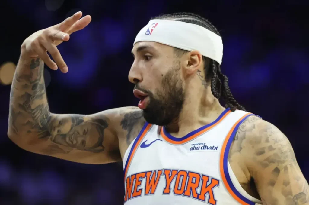 Jose Alvarado is stepping into a crucial enforcer position for the Knicks.