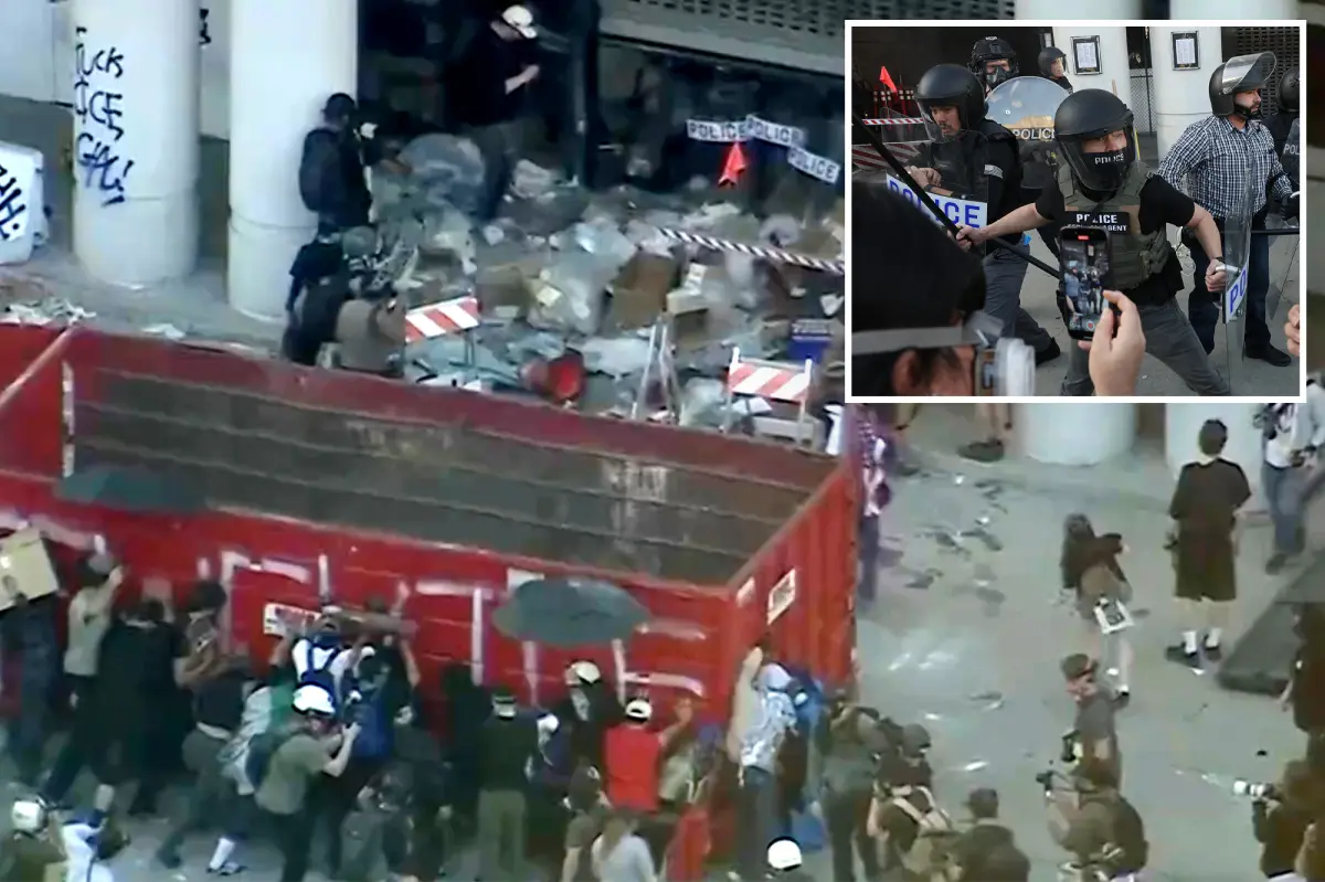 Jose Guillen Named as Aggressive Anti-ICE Protester Who Reportedly Shot Slingshot at LAPD