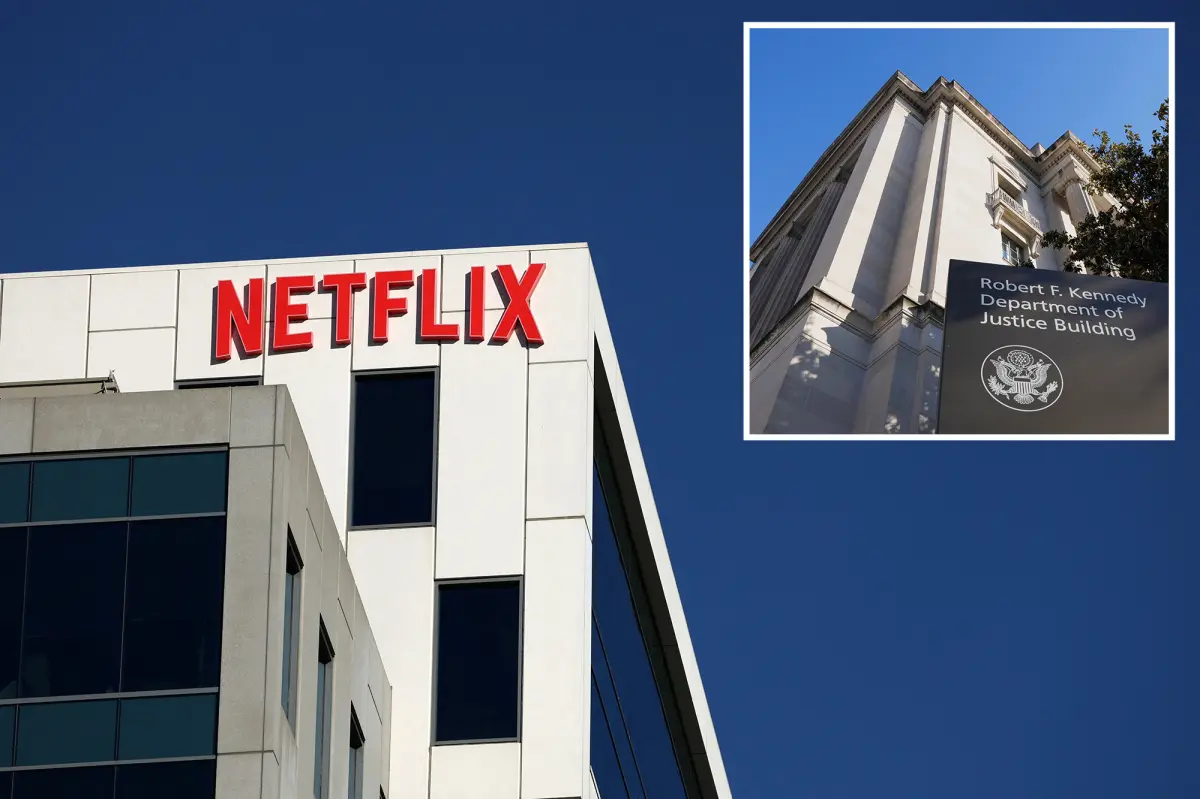 Justice Department investigates if Netflix operates as a monopoly while considering Warner Bros. deal.