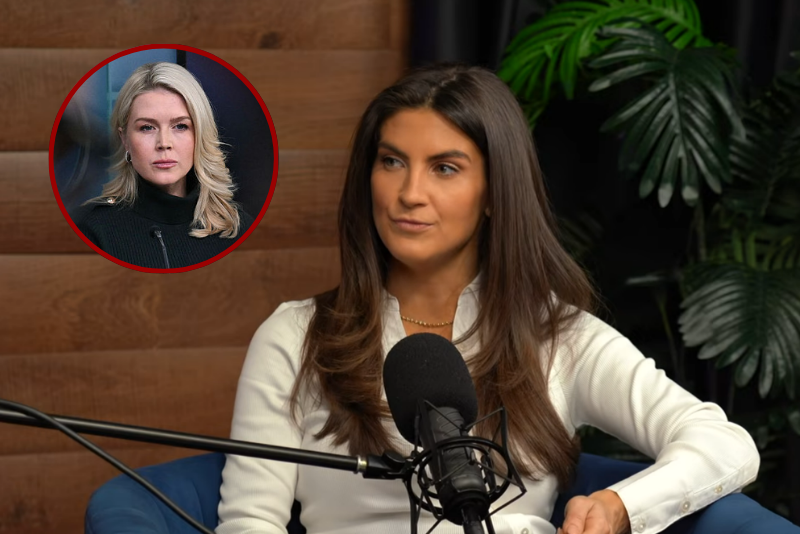 Kaitlan Collins acknowledges the WH Press Secretary for standing up for her against challenges from the Saudi Royal Guard.