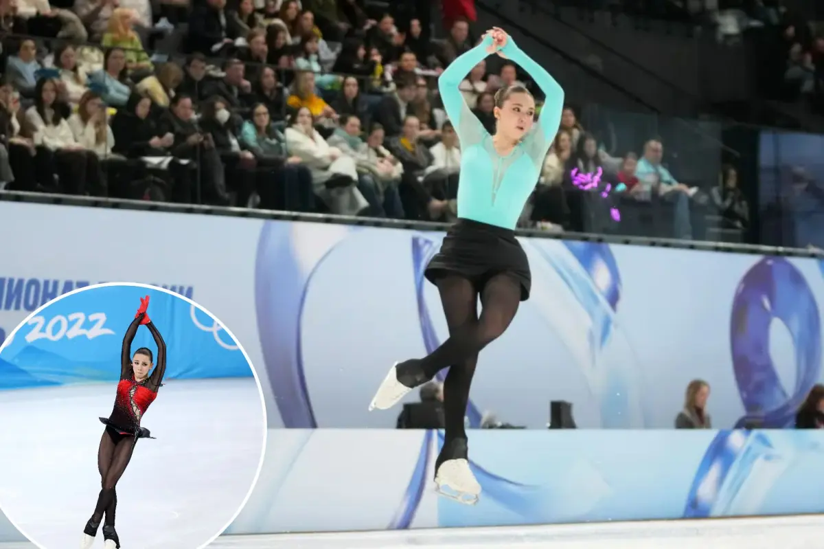 Kamila Valieva returns to the ice after the doping controversy during the 2022 Olympics