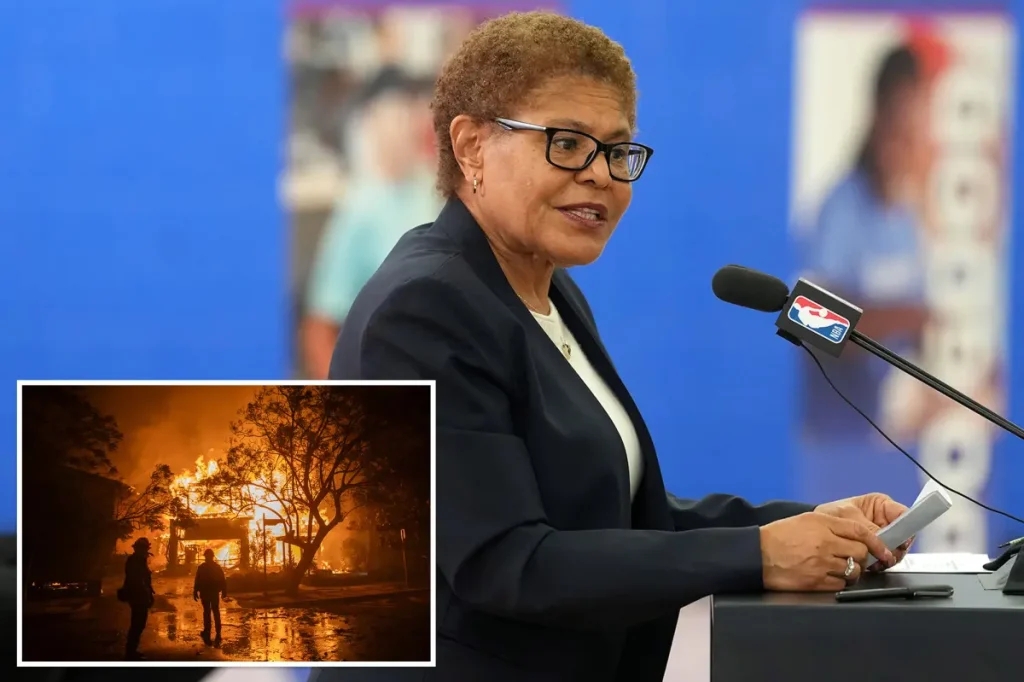 Karen Bass managed media communications regarding the Palisades fire