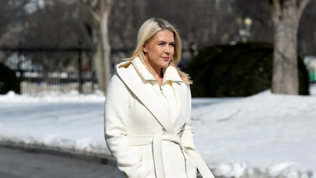 Karoline Leavitt from the White House criticizes celebrities for their remarks about ICE.