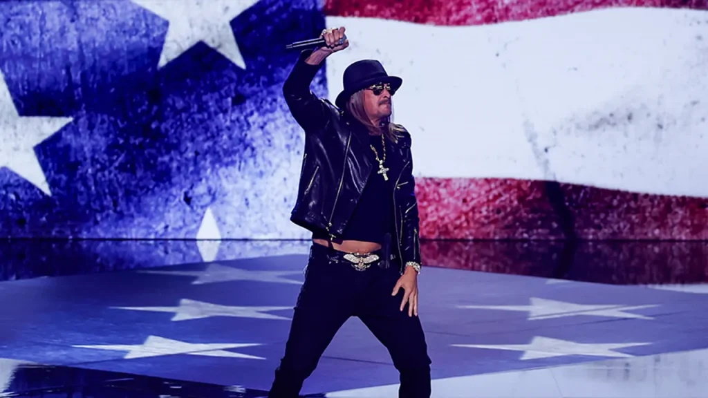 Kid Rock attributes performance controversy at Turning Point USA to synchronization problems.