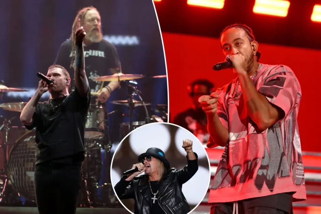 Kid Rock's country music festival cancels South Carolina stop after Shinedown and Ludacris drop out.