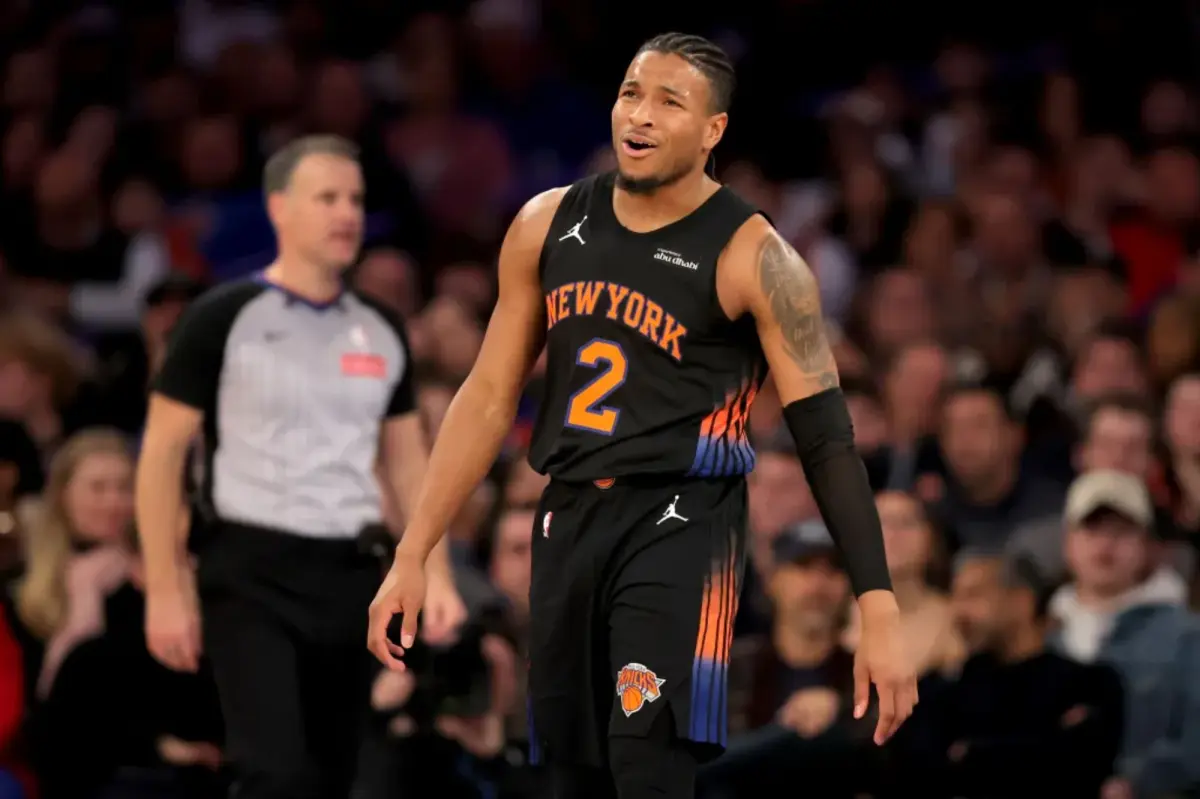Knicks are optimistic that Miles McBride can come back before the regular season ends.