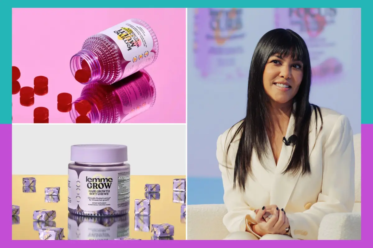 Kourtney Kardashian shares details about the launch of Lemme Multis and Hair Growth Chews.