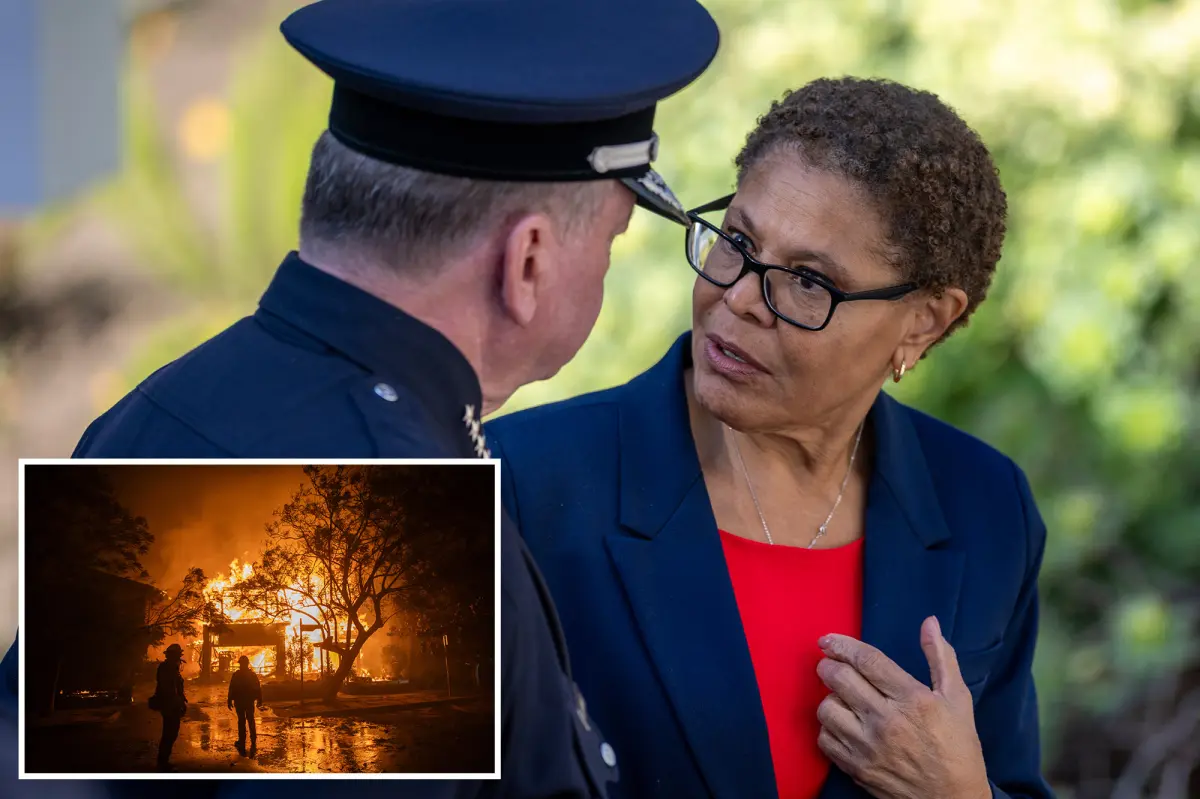 LA Mayor Karen Bass quietly changed the Palisades fire report to minimize LA's shortcomings, according to a report.