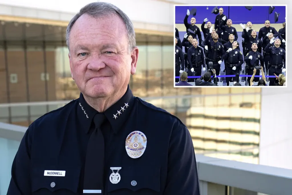 LAPD leader signals the city requires an additional 3,300 police officers