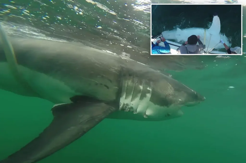 Large white shark named Ernst seen near Mississippi coast