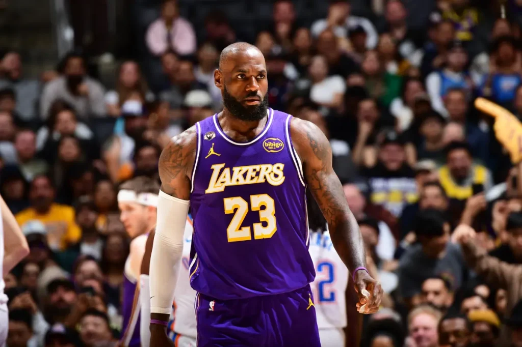 LeBron James shares his thoughts on the Thunder and Lakers matchup