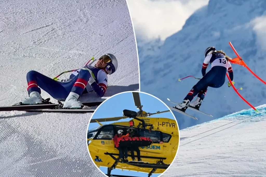 Lindsey Vonn risked it all before her unfortunate crash at the Olympics