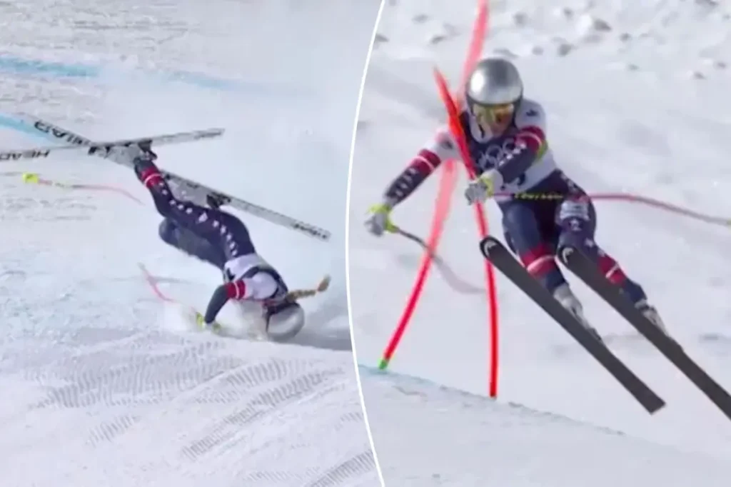 Lindsey Vonn undergoes surgery for a leg fracture following a serious crash at the Olympics