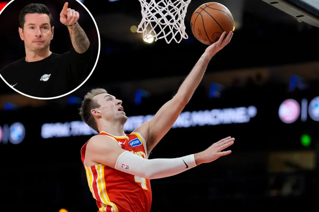 Luke Kennard of the Lakers receives approval to shoot from Redick